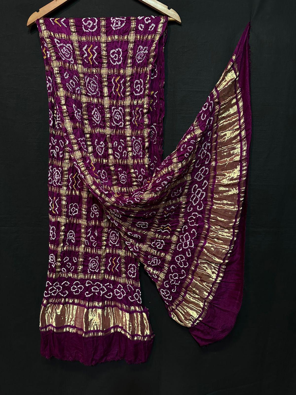 Pure Gajji Ghatchola Rai Bandhej Dupatta