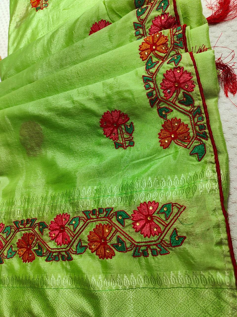 Chinon Embroidered saree