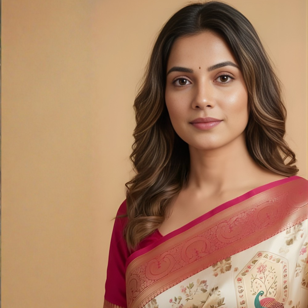 Gajji Silk Zari Weaving Traditional Saree