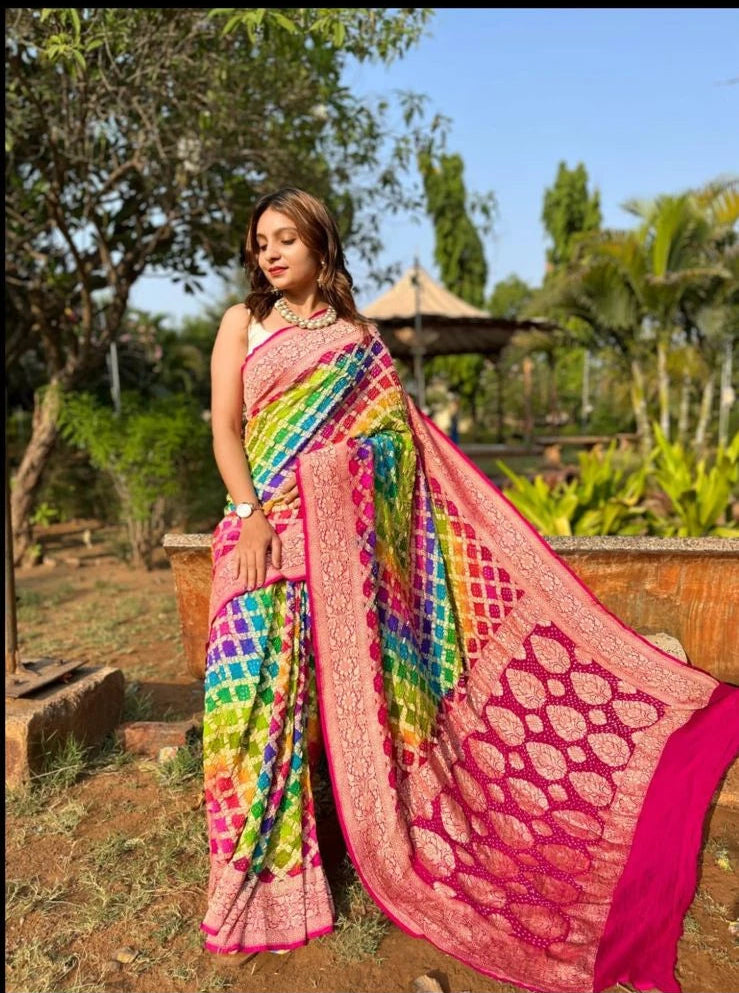 festive wear georgette saree
