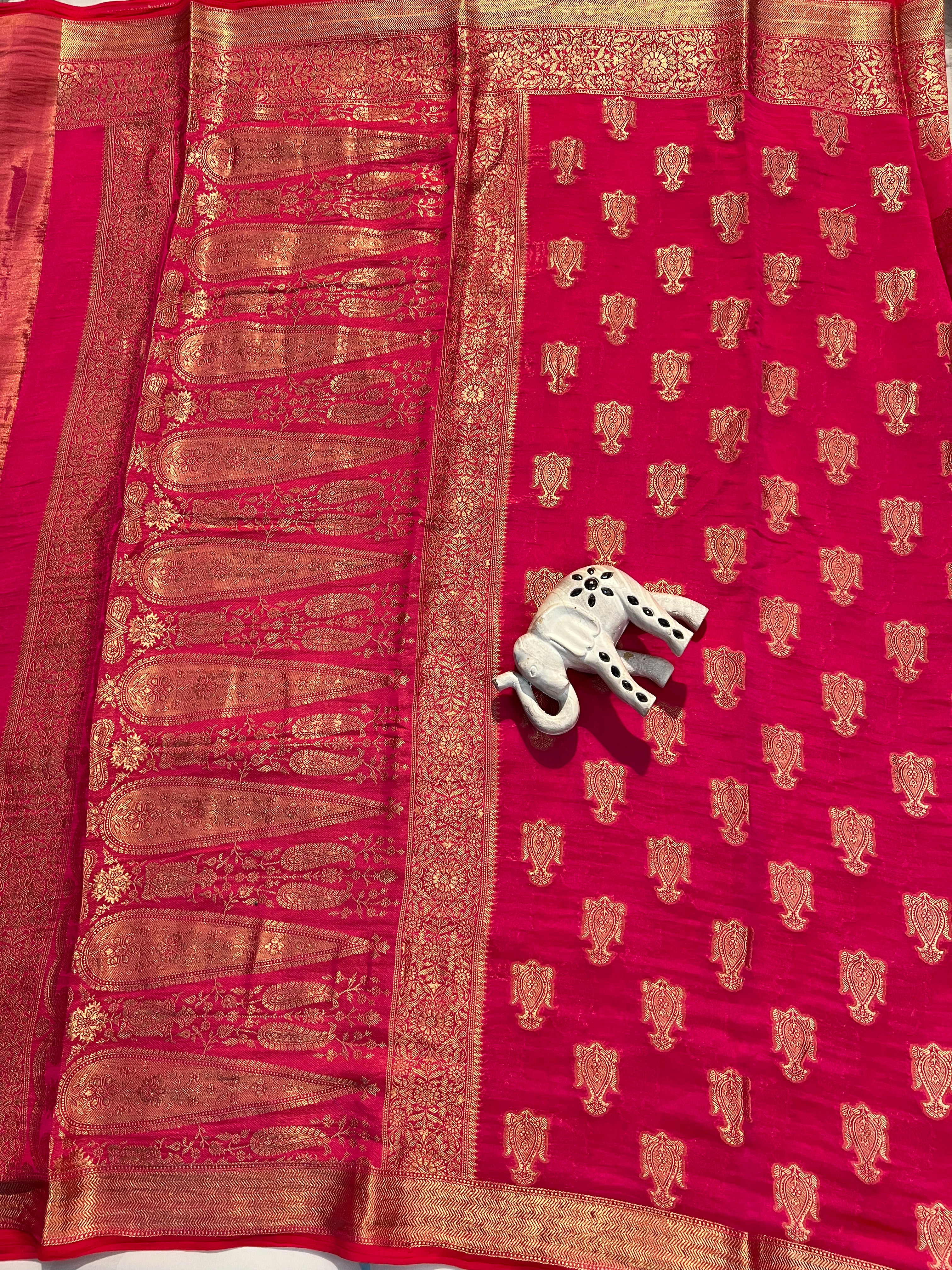 Pink Jenny Silk Saree - Ethically Made, Easy Care & Soft Elegance - Anita Jain Fashions