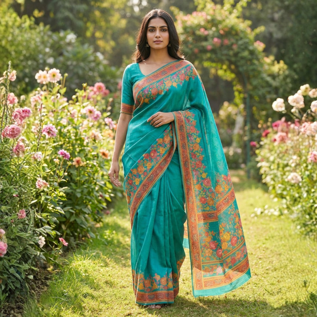 Katan Silk Zari Weaving Festive Saree