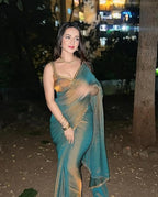 Elegant Fandy Silk Party Wear Saree