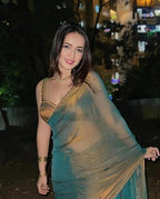 Elegant Fandy Silk Party Wear Saree