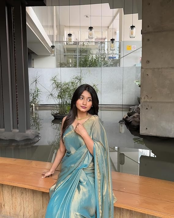 Elegant Fandy Silk Party Wear Saree