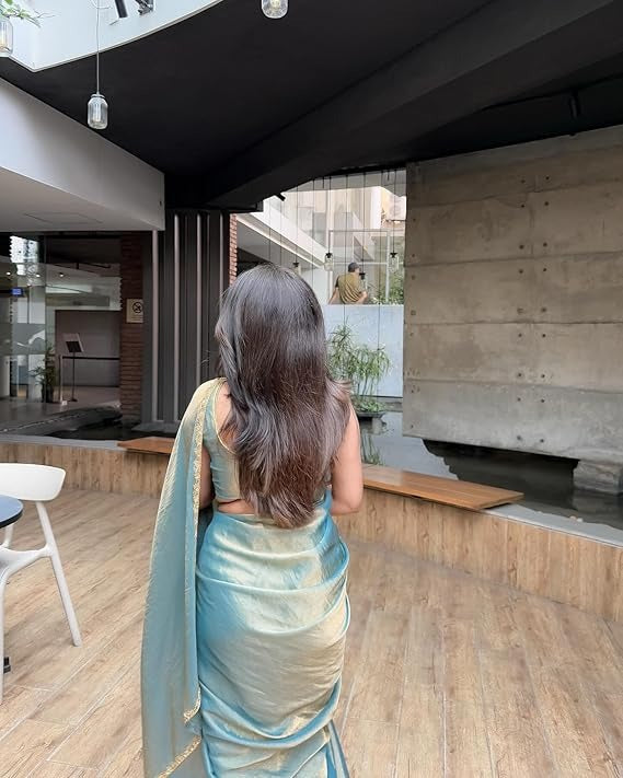 Elegant Fandy Silk Party Wear Saree