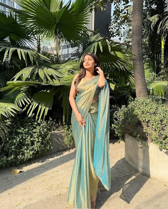 Elegant Fandy Silk Party Wear Saree