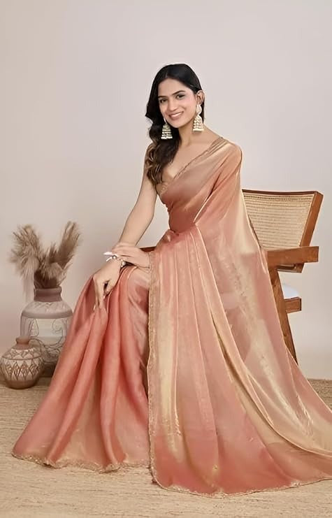 Elegant Fandy Silk Party Wear Saree