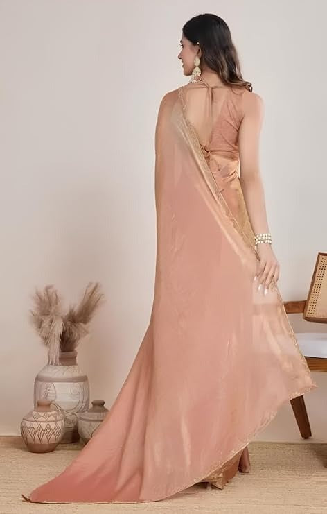 Elegant Fandy Silk Party Wear Saree