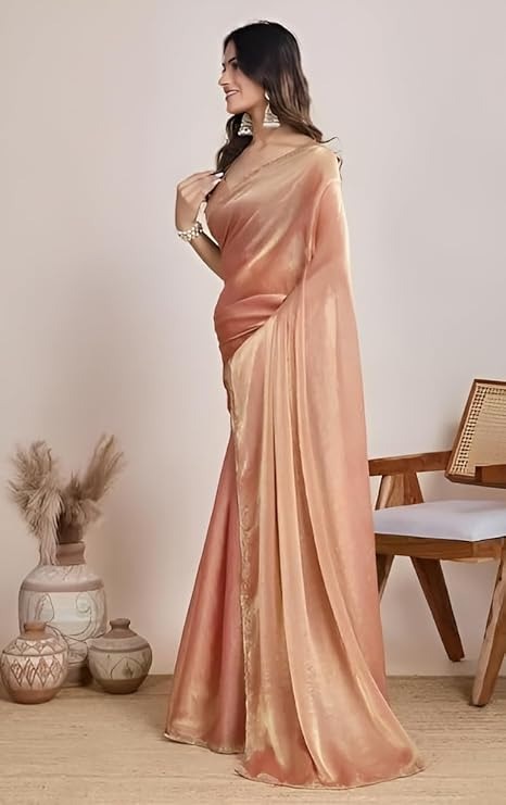 Elegant Fandy Silk Party Wear Saree