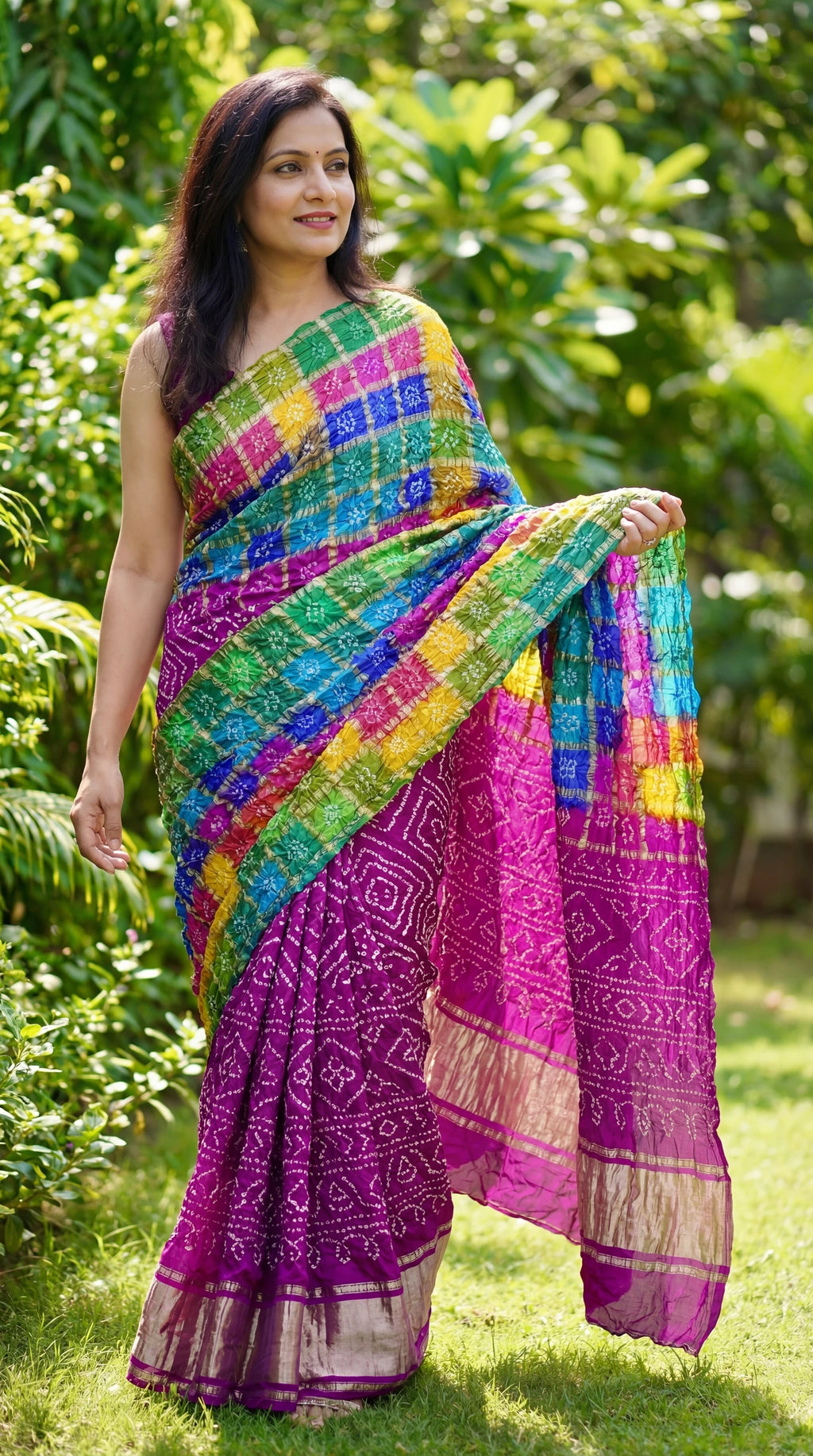 Classic Ghatchola pattern saree