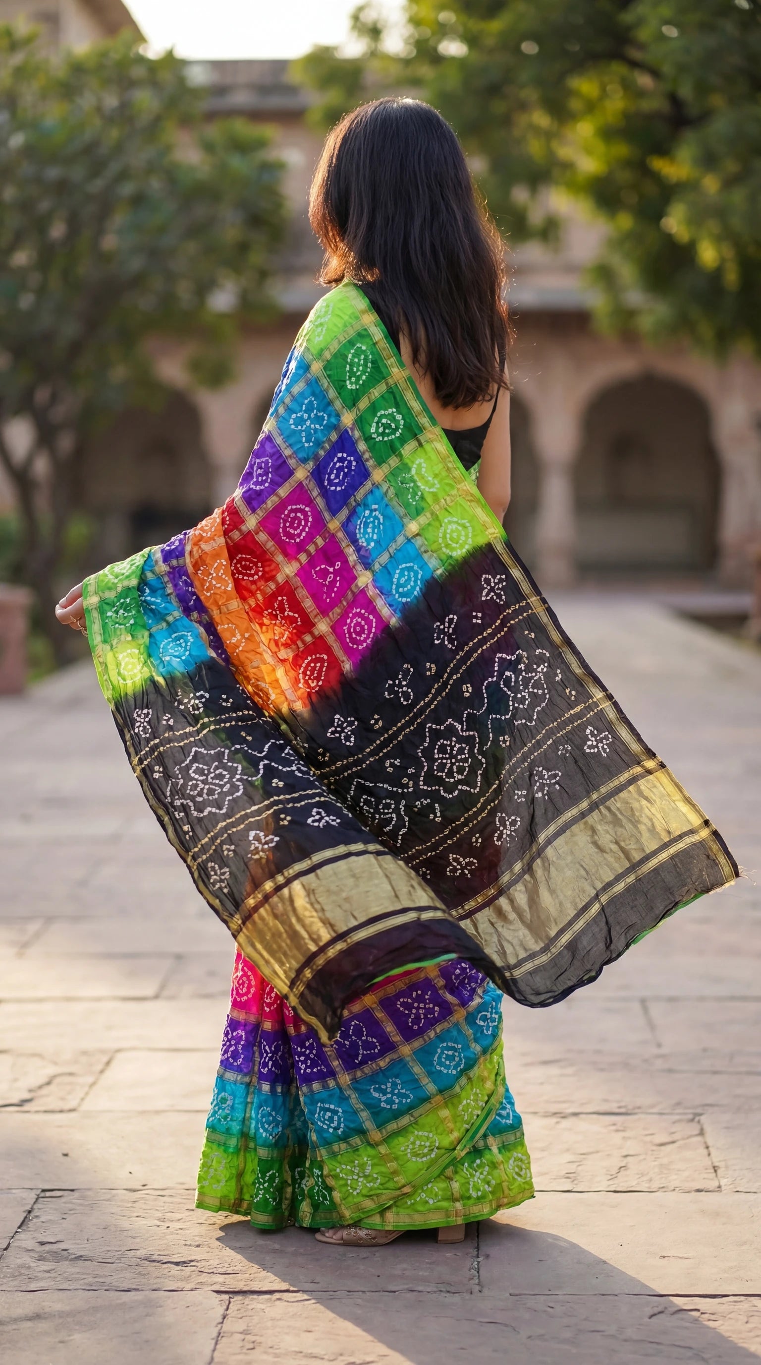 Traditional Ghatchola weave saree