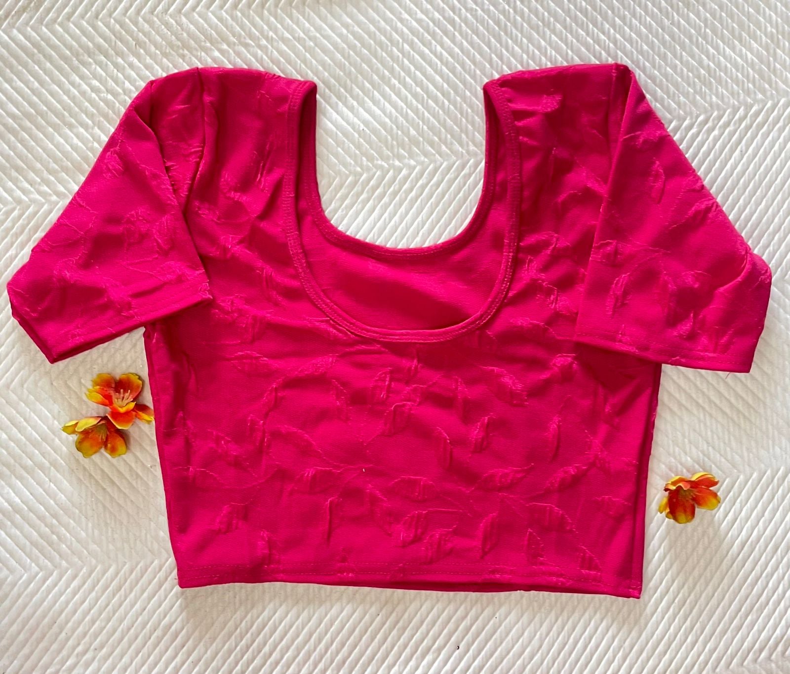 Rani pink stretchable hosiery blouse  Size : Xl